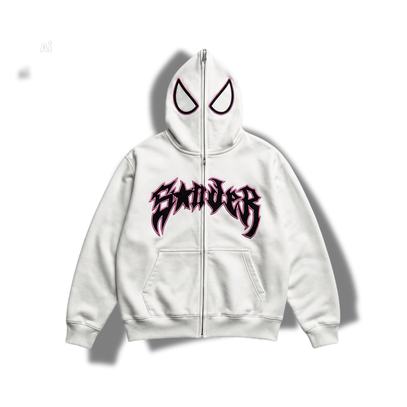 Hoddie Araña Black and Pink
