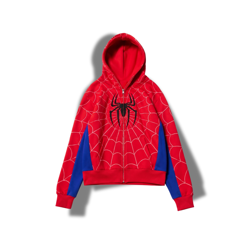 Hoddie Spider Clásico BlueRed