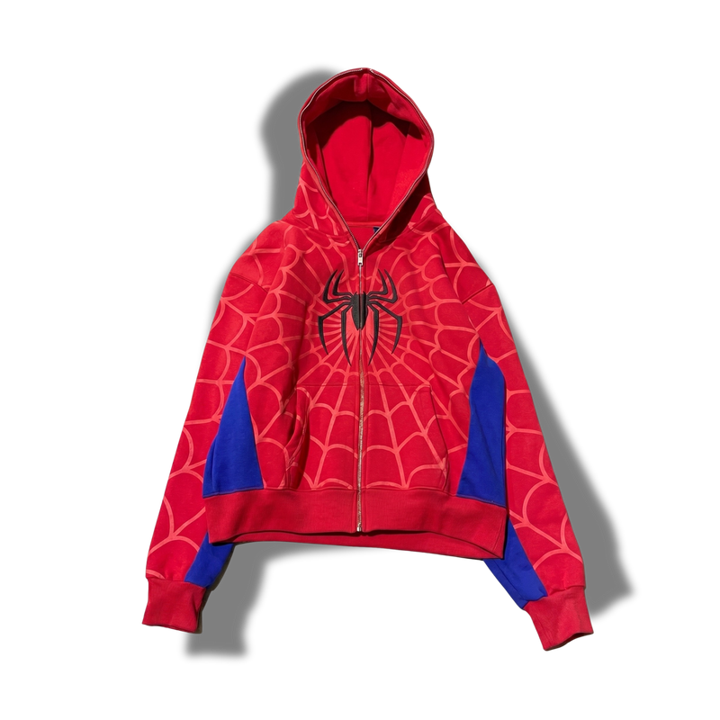 Hoddie Spider Clásico BlueRed